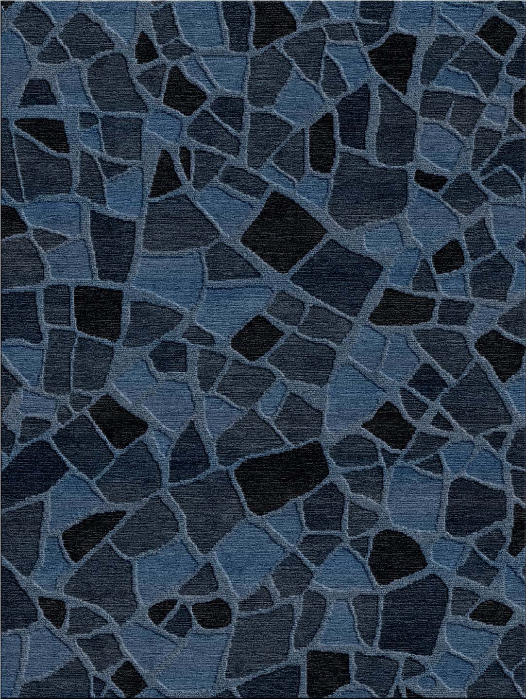 Cadrys Perimeters Mosaic Ocean Blue